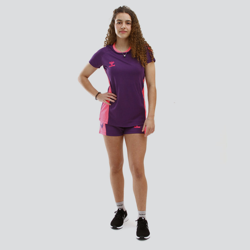 Tenue d'entraînement Femme Hml Action - Violet/Rose Tee-shirts et tops FemmeT204963 WS-4861