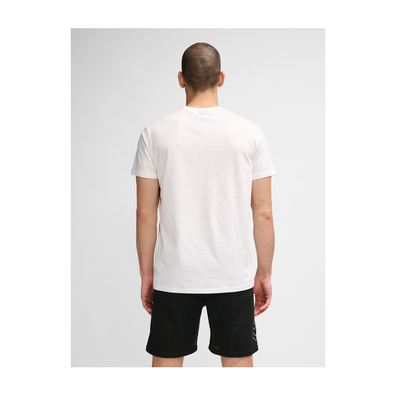 Hmlactive Circle Co Tee S/s - Blanc Tee-shirts Homme224521-9001