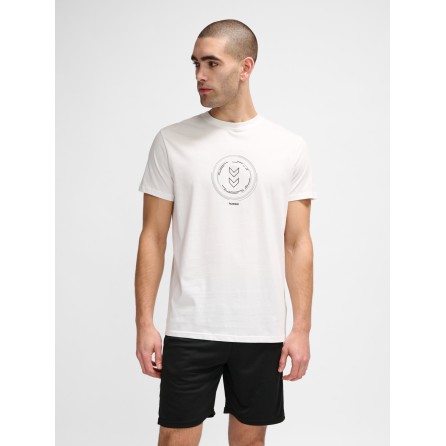 Hmlactive Circle Co Tee S/s - Blanc Tee-shirts Homme224521-9001