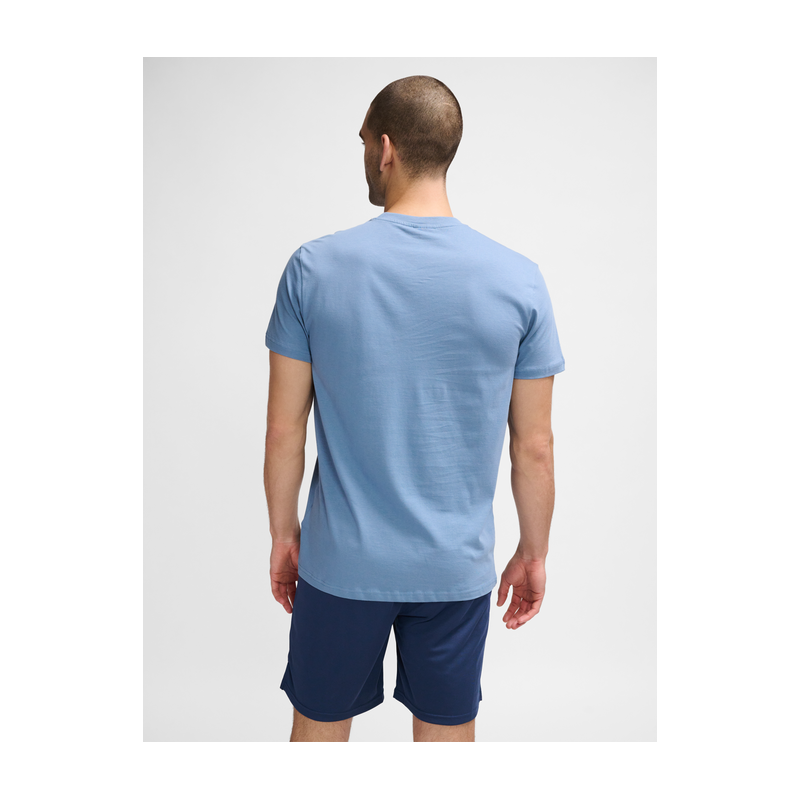 Hmlactive Circle Co Tee S/s - Bleu Tee-shirts Homme224521-4250