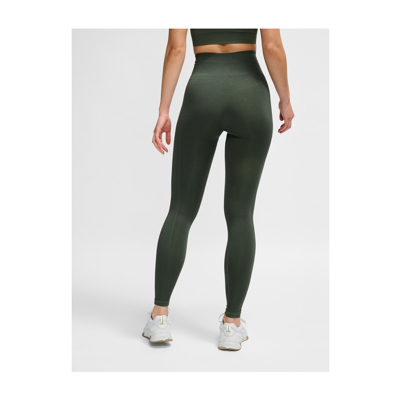 legging Hmltif Seam High Waist Tights Climbing Ivy - Vert Leggings Femme210492-6126