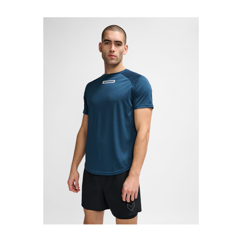 T-shirt Hmlte Topaz - Bleu Tee-shirts Homme213475-7954