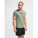 T-shirt Hmlte Effort Cotton - Vert Tee-shirts Homme223842-6092