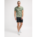 T-shirt Hmlte Effort Cotton - Vert Tee-shirts Homme223842-6092