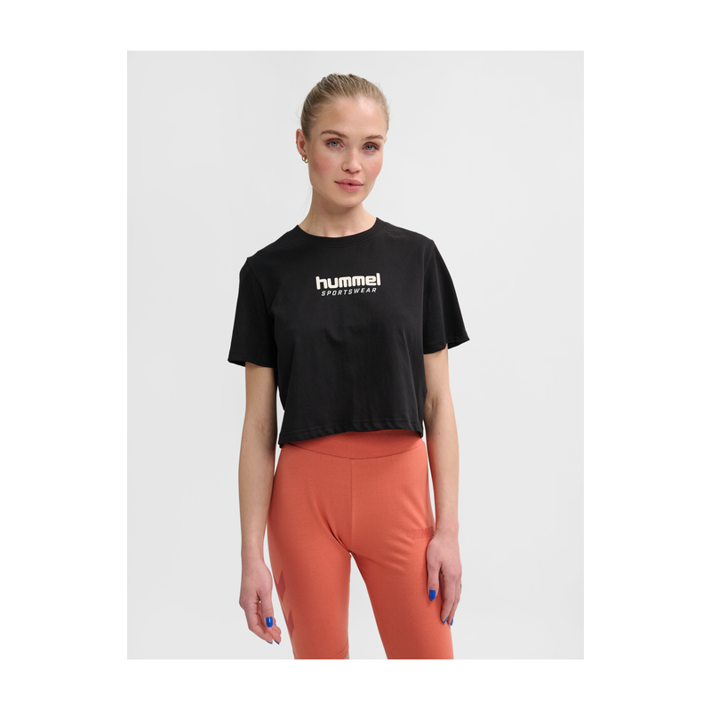 T-shirt Hmllgc Malu Cropped - Noir Tee-shirts et tops Femme223945-2001