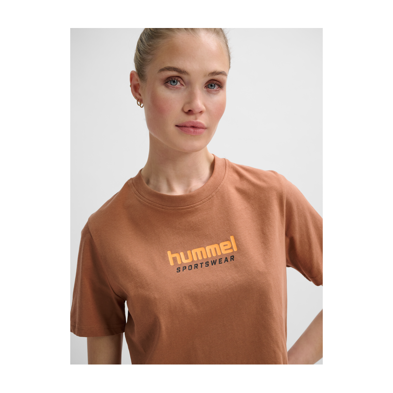 T-shirt Hmllgc Malu Cropped - Marron Tee-shirts et tops Femme223945-8143