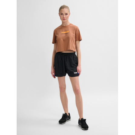 T-shirt Hmllgc Malu Cropped - Marron Tee-shirts et tops Femme223945-8143