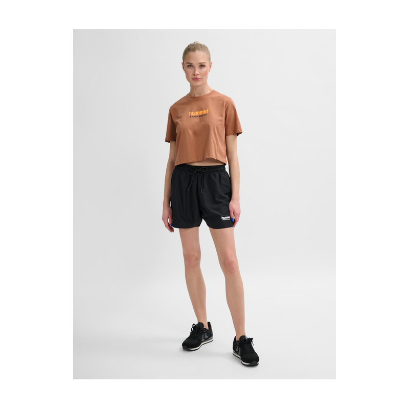 T-shirt Hmllgc Malu Cropped - Marron Tee-shirts et tops Femme223945-8143