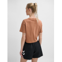 T-shirt Hmllgc Malu Cropped - Marron Tee-shirts et tops Femme223945-8143