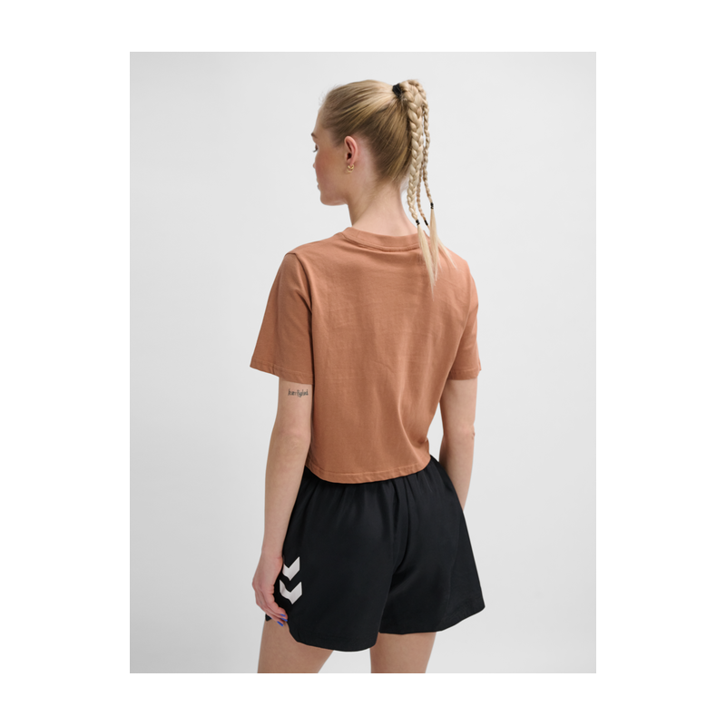 T-shirt Hmllgc Malu Cropped - Marron Tee-shirts et tops Femme223945-8143