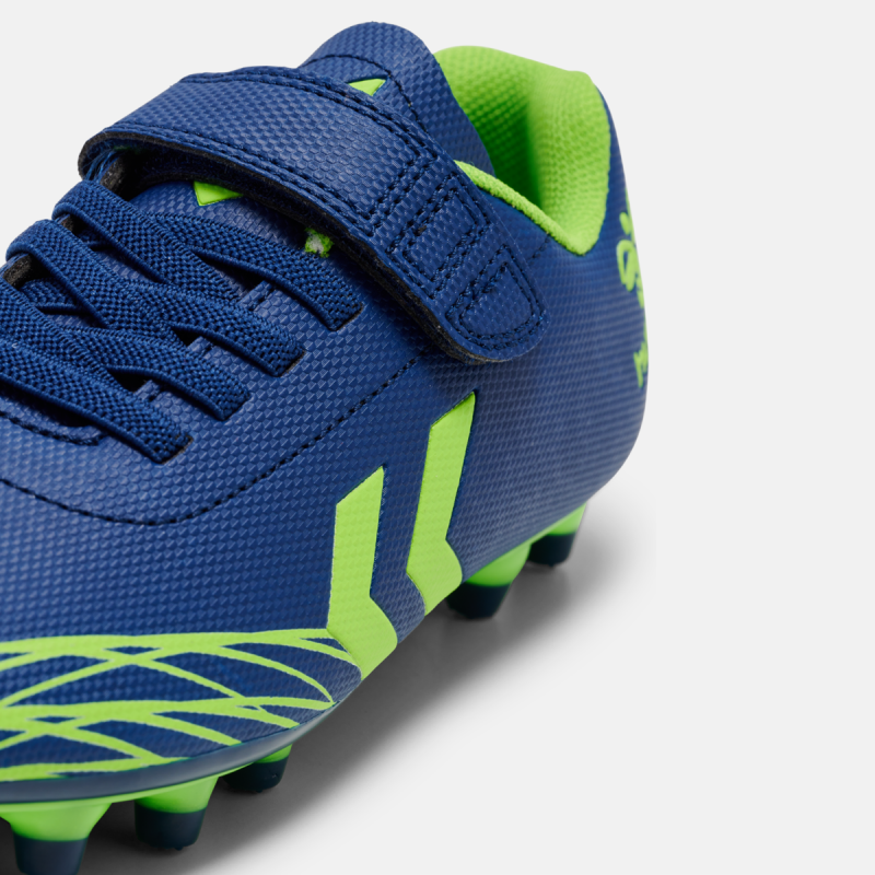 Chaussures de foot enfant Top Star F.G. Jr Haute - Bleu/Vert Football216568-7017