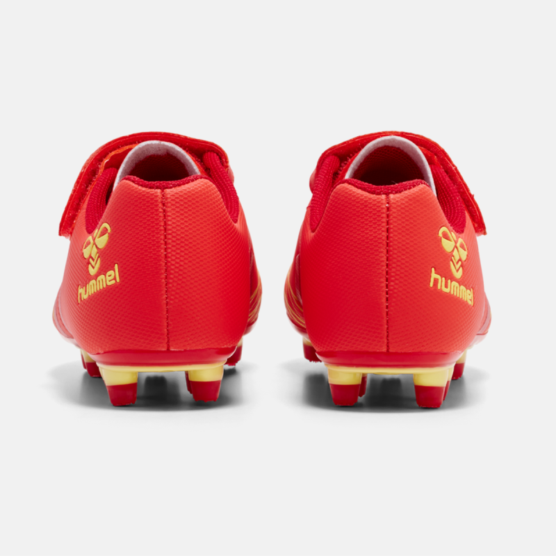 Chaussures de foot enfant Top Star F.G. Jr Haute - Rouge/Jaune Football216568-3787