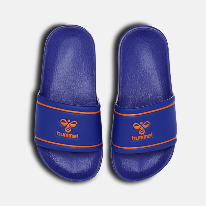 Claquettes enfant Pool Slide Jr - Bleu/Orange Sandales, tongs et claquettes204050-7788