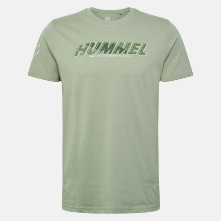 T-shirt Hmlte Effort Cotton - Vert Tee-shirts Homme223842-6092