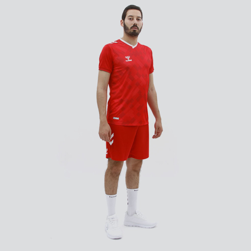 Tenue d'entrainement Homme HmlDanemark - Rouge Tenue d'entrainement T200401-3062