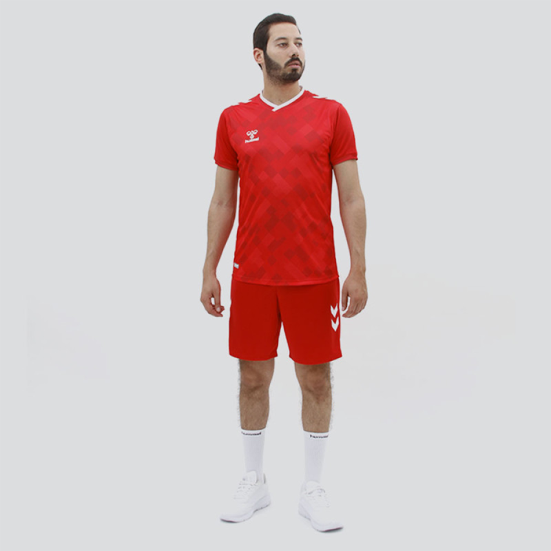 Tenue d'entrainement Homme HmlDanemark - Rouge Tenue d'entrainement T200401-3062