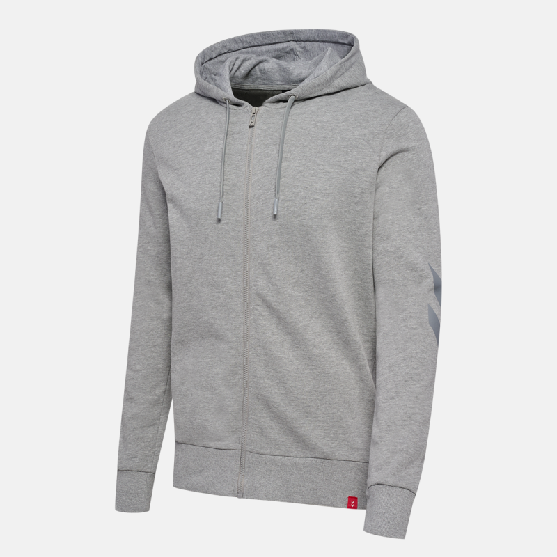 Hoodie Unisexe Hmllegacy Zip - Gris Textiles Homme212566-2006