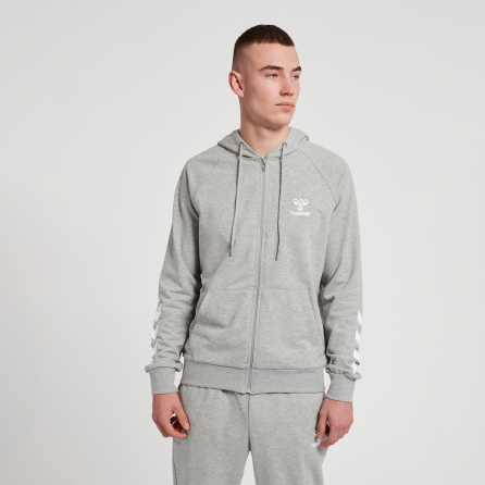 Sweat à capuche Hoodie Homme Hmllsam 2.0 Zip - Gris Hoodies et Sweatshirts214334-2006