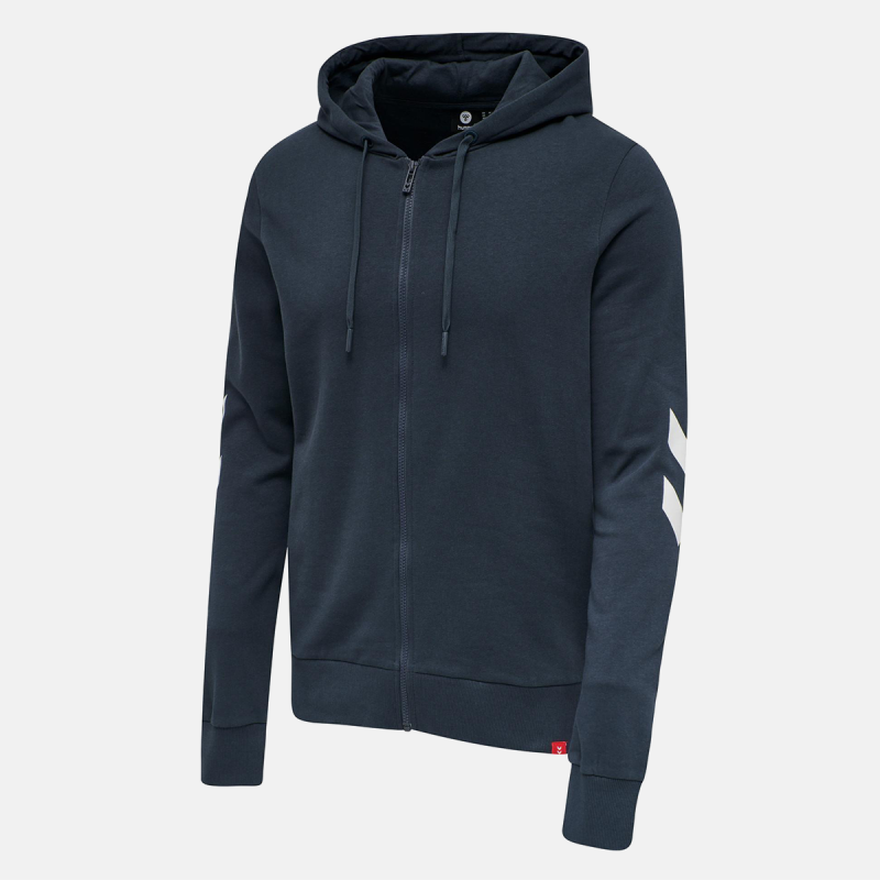 Hoodie Unisexe Hmllegacy Zip - Blue Marine Textiles Homme212566-7429