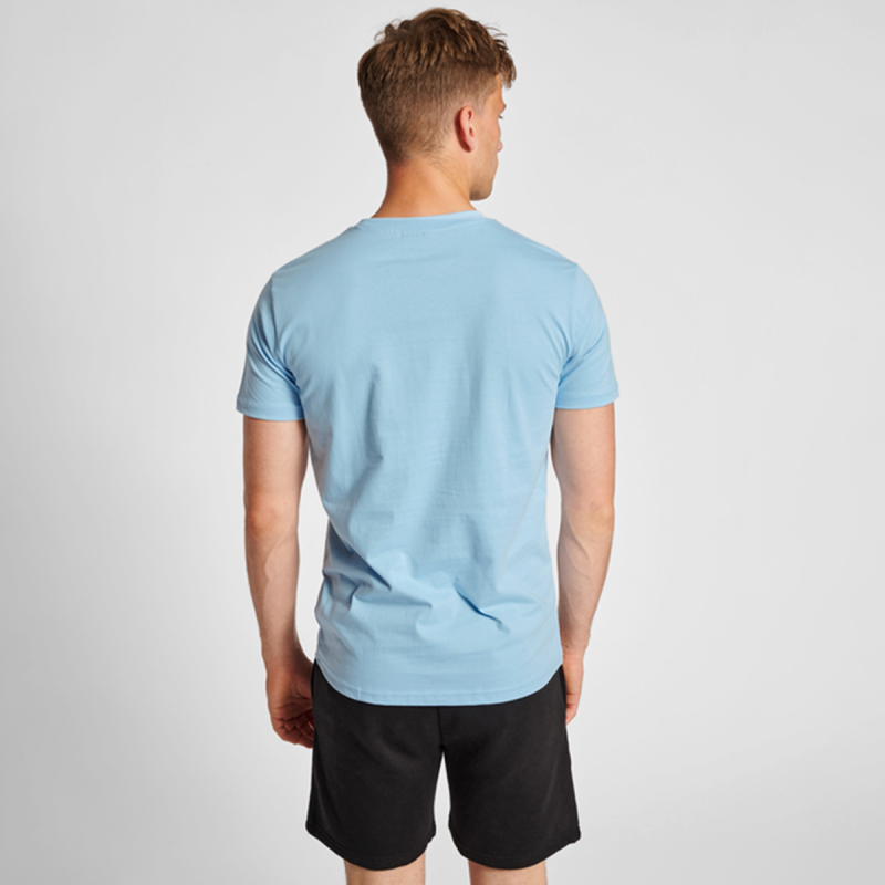 T-shirt Homme Hmlred Heavy S/s - Bleu Clair Tee-shirts Homme215122-7431