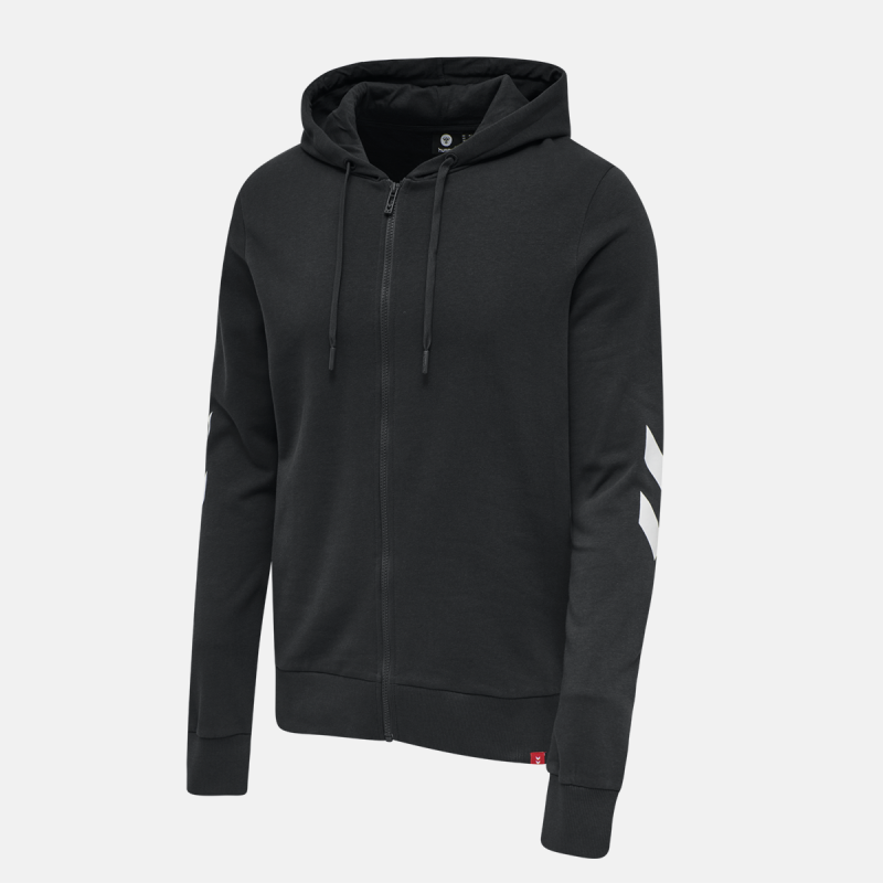 Hoodie Unisexe Hmllegacy Zip - Noir Textiles Homme212566-2001