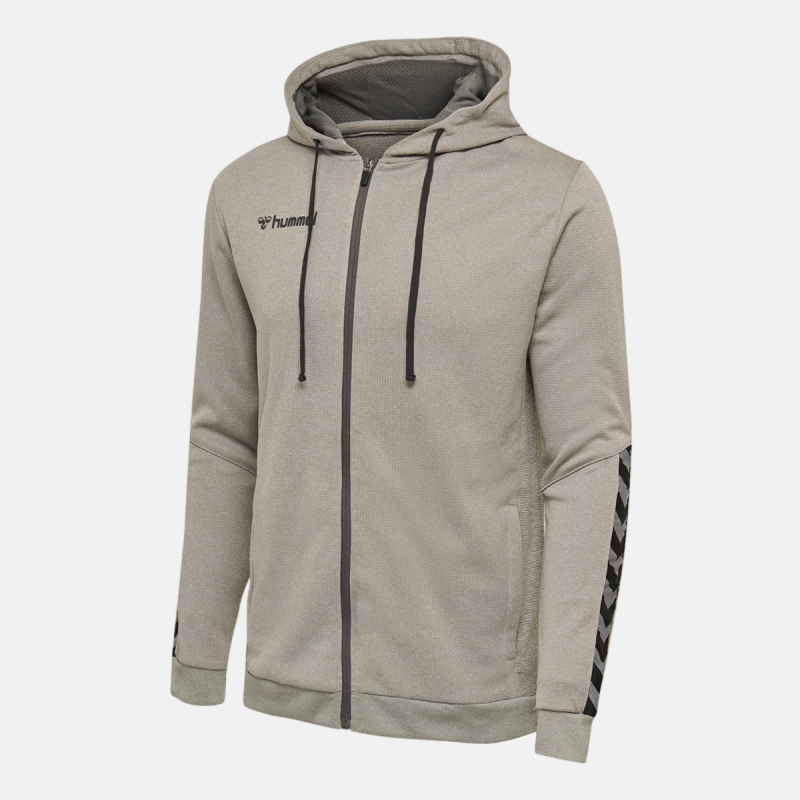 Veste Hoodie Hmlauthentic Poly Zip - Gris Vestes204937-2006