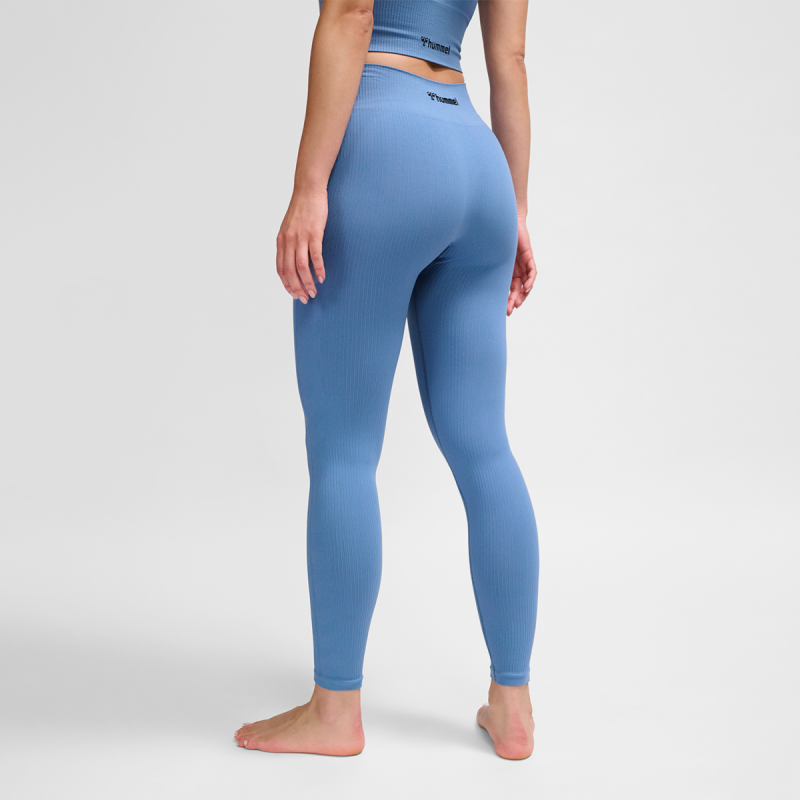 Legging Hmlmt Adapt Seamless Mw Tights Coronet - Bleu Leggings Femme223863-4250