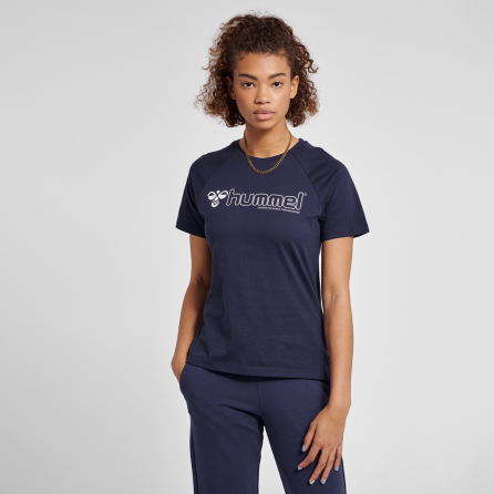 T-shirt Femme Hmlnoni 2.0 - Bleu Marine Tee-shirts et tops Femme214325-7666