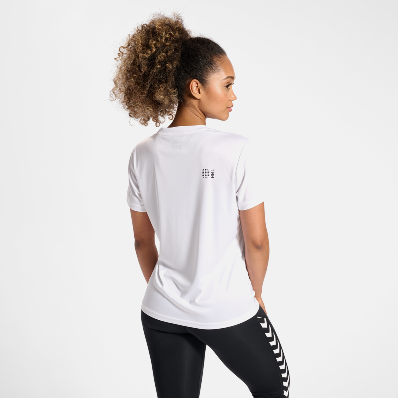 T-SHIRT Hmlcourt T-shirt S/s Woman - Blanc Tee-shirts et tops Femme219149-9001