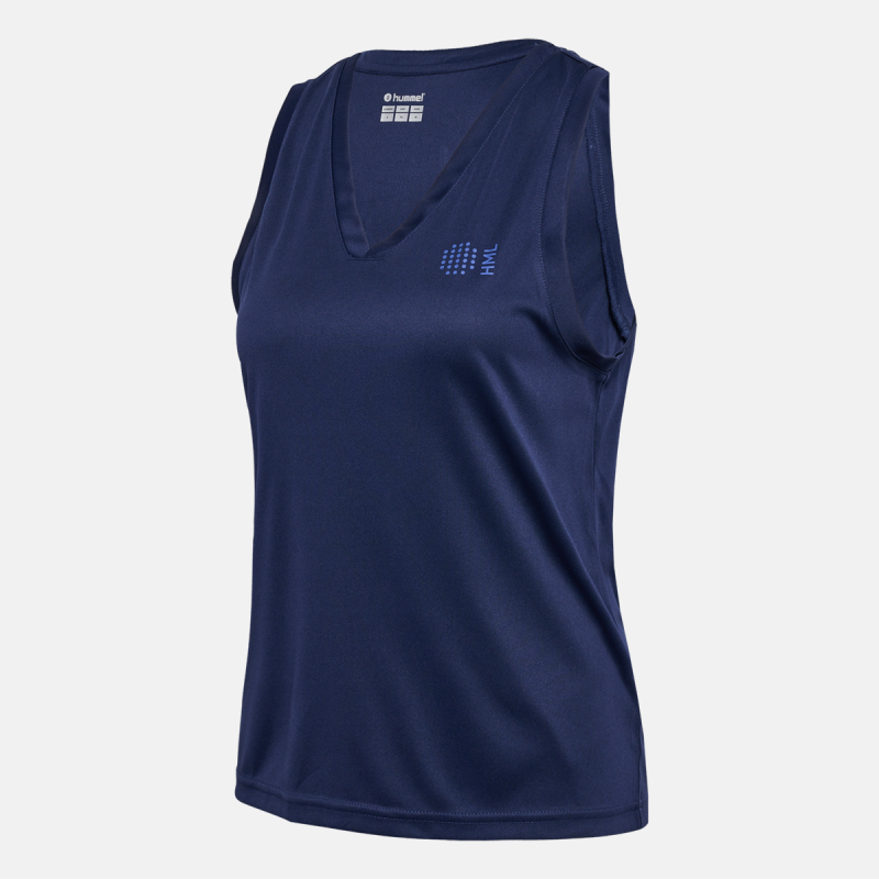 HAUT SANS MANCHES Hmlcourt Top Woman - Bleu Tee-shirts et tops Femme219150-7026