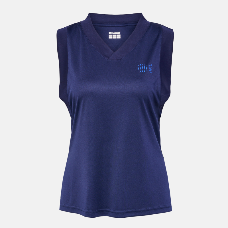 HAUT SANS MANCHES Hmlcourt Top Woman - Bleu Tee-shirts et tops Femme219150-7026