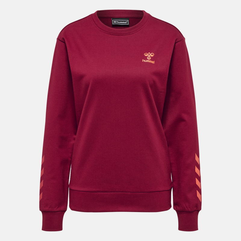 Sweatshirt Femme Hmloffgrid - Rouge Hummel216119-3135