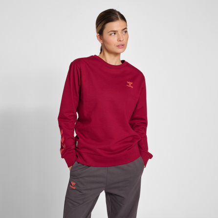 Sweatshirt Femme Hmloffgrid - Rouge Textiles216119-3135