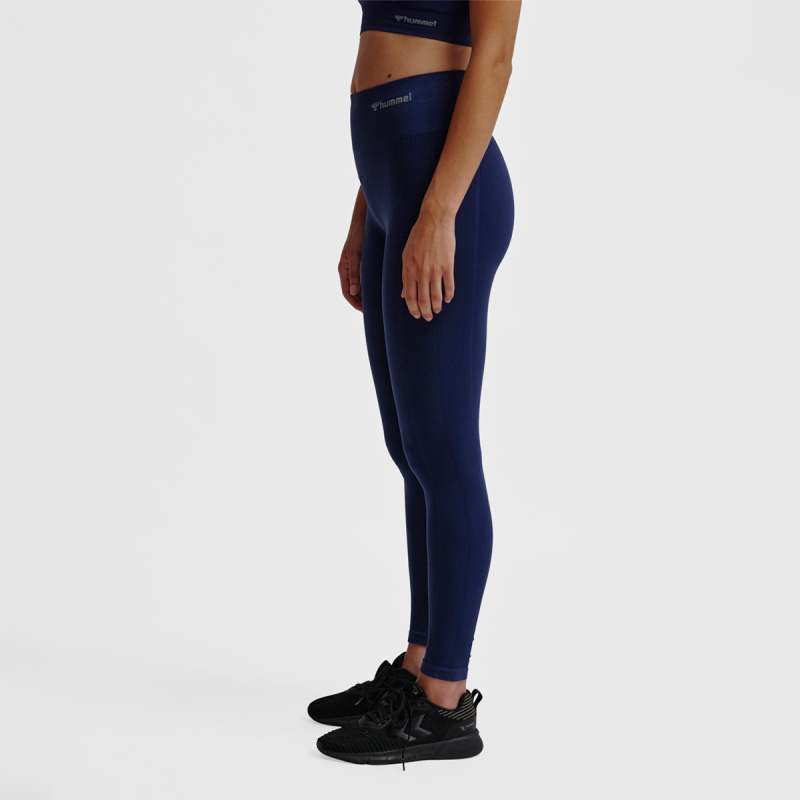 Legging Hana Seamles High Waist Tght - Bleu Leggings Femme210492-1009