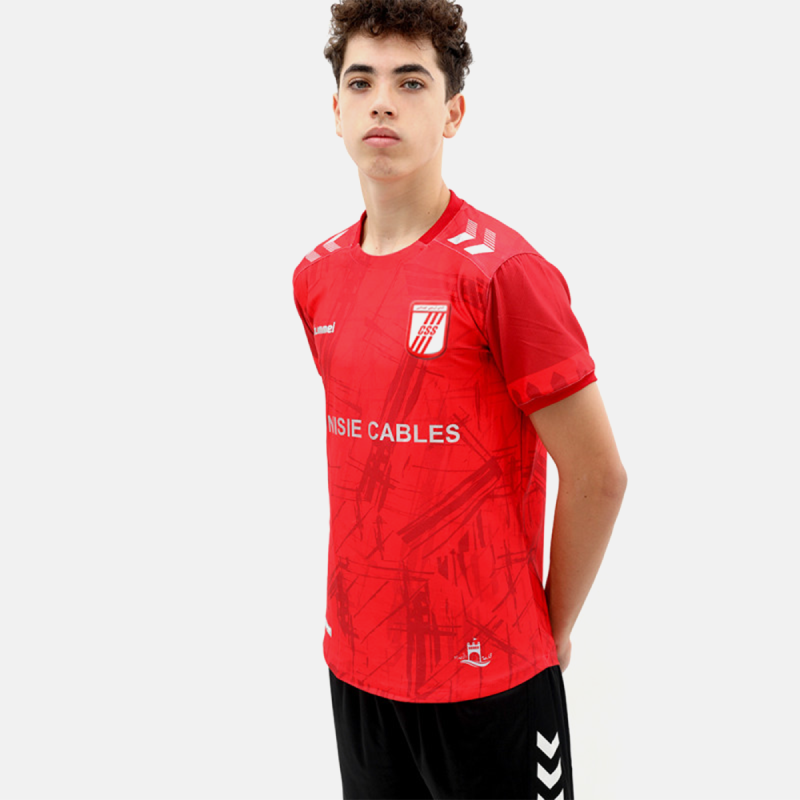 Maillot Officiel CSS Officiel 3 - Saison 2022/2023 - Rouge Textiles CSST201924-3062