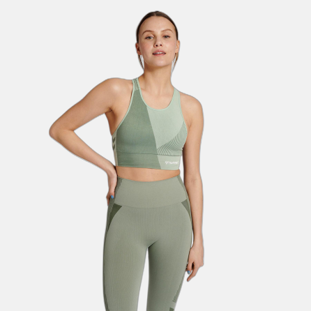 Top Femme Mt Unite Seamless - Vert Textiles214293-6587