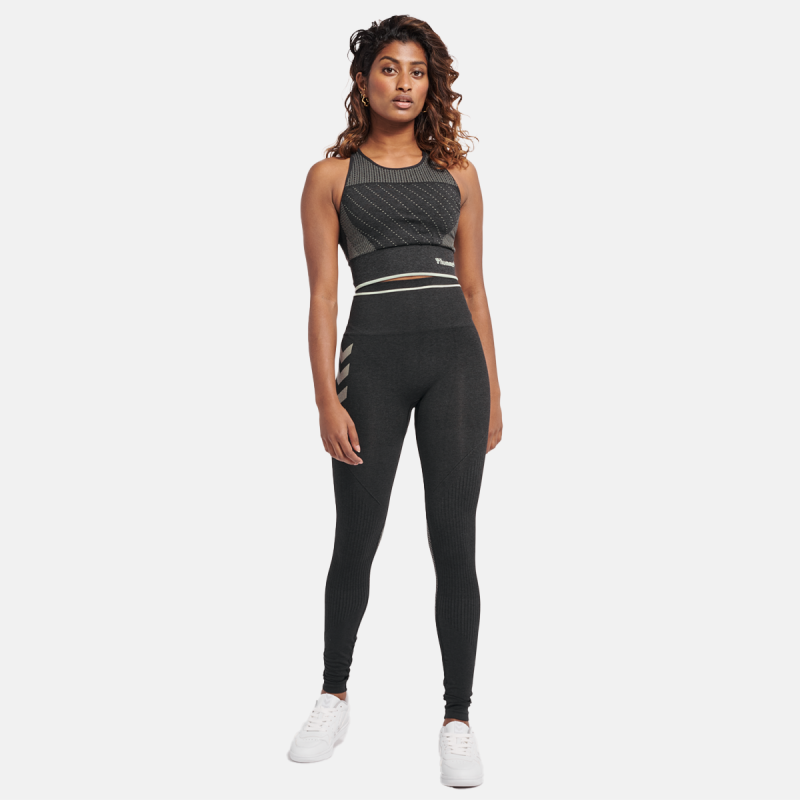 Top de sport Mthana Seamless - Noir Tee-shirts et tops Femme215770-2508