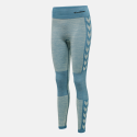 Legging femme Clea Seamless Mid - Bleu Leggings Femme210511-7077