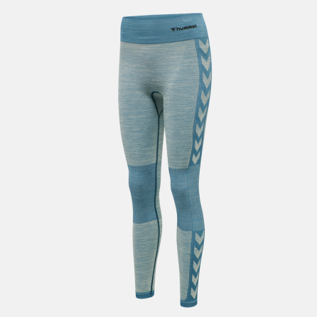 Legging femme Clea Seamless Mid - Bleu