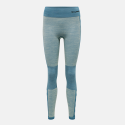 Legging femme Clea Seamless Mid - Bleu Leggings Femme210511-7077