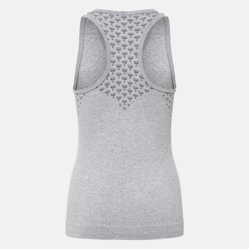 Top Classic Bee Ci Seamless - Gris Tee-shirts et tops Femme19-238-8716