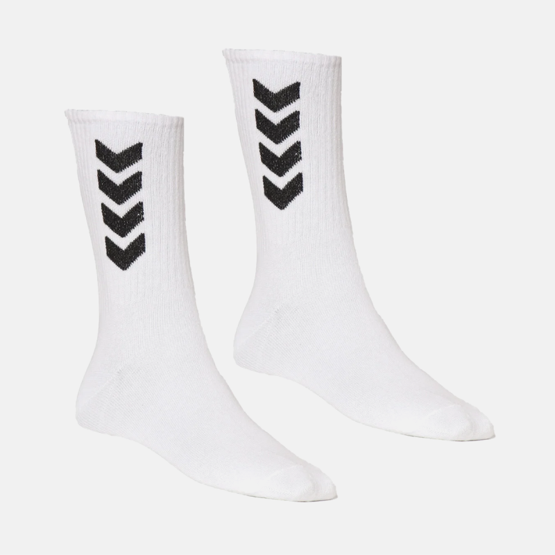 Chaussette Hmllong Sport 1pk Right Side D - Blanc Chaussettes970146-9001