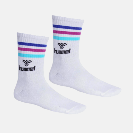 Chausettes Hml Surfi Long Socks - Blanc/Bleu/Rose Chaussettes970283-7788