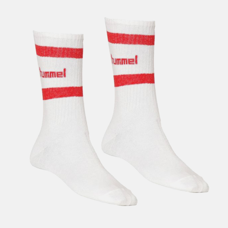 Chaussettes Hmllong Socks - Blanc/Rouge Chaussettes970144-9583