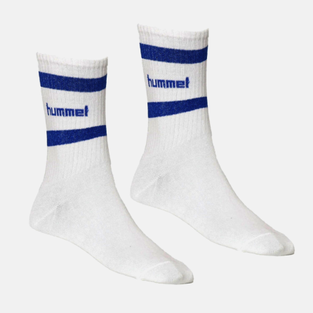 Chaussettes Hmllong Socks - Blanc/Bleu Chaussettes970144-9861