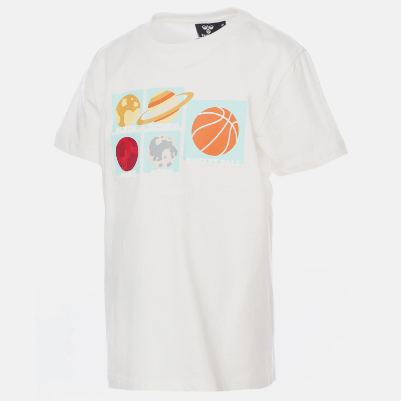 T-shirt Hmldraco S/s Barbados Cherry - Blanc Tee-shirts Enfant911795-9003