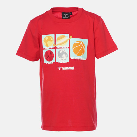 T-shirt Enfant Hmldraco S/s - Rouge Tee-shirts Enfant911795-3658