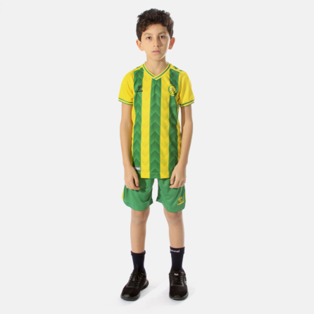 Home Kit Jersey Enfant Asm 23/24 Officiel 1 - Jaune/Vert ASMT201942 JR-6595