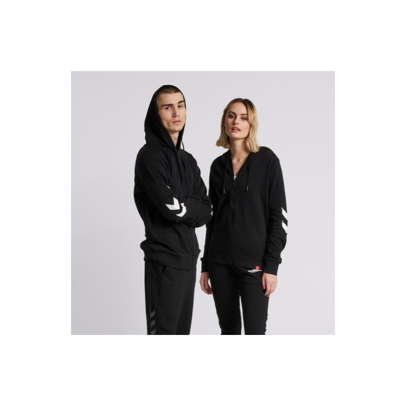 Hoodie Unisexe Hmllegacy Zip - Noir Textiles Homme212566-2001