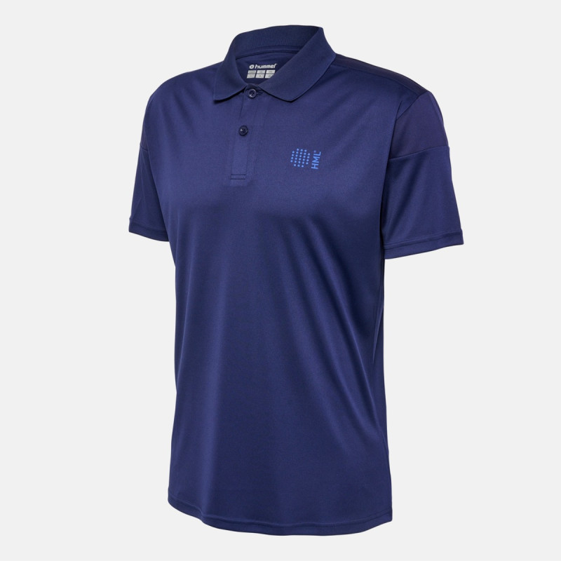 Polo Homme Hmlcourt S/s - Bleu Polos Homme219142-7026